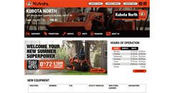 Desktop Screenshot of kubotanorth.com